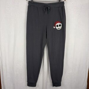 Disney Nightmare Before Christmas Pajama Lounge Sleep Pants Gray Medium Unisex